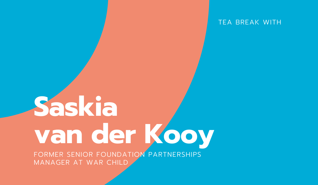 Tea break with Saskia van der Kooy